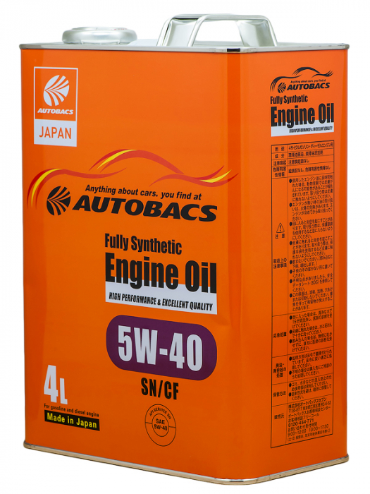 Моторное масло Autobacs 5W-40 SN/CF