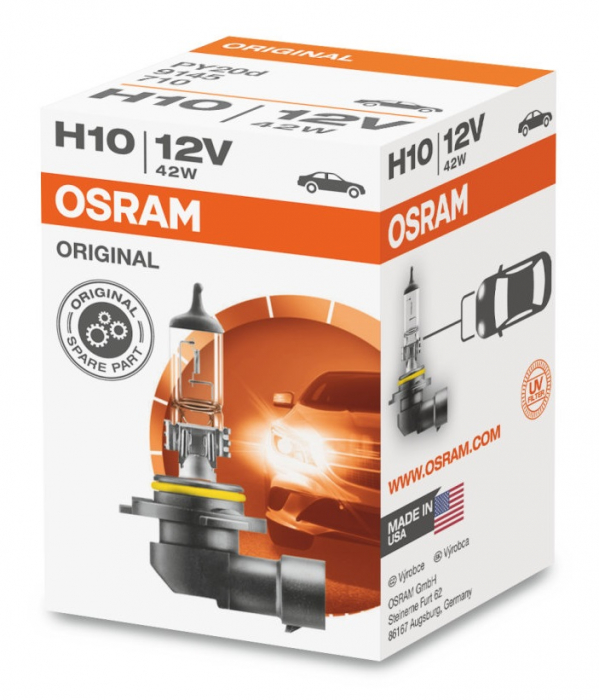 Автолампа H10 Osram Original Line (9145)