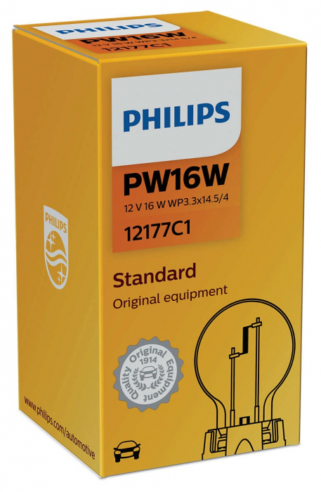 Автолампа PW16W HTR Philips Vision (12177C1)