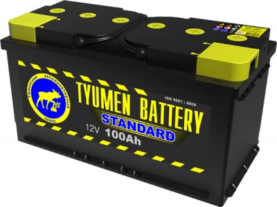 Аккумулятор автомобильный Тюмень Standard - 100 А/ч [+-]