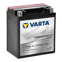 Мотоаккумулятор YTX16-BS Varta AGM Powersports - 14 А/ч (514 902 022) [+ -]