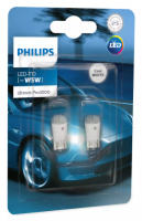 Светодиодные автолампы W5W Philips Ultinon Pro3000 SI LED White 6000K (11961U30CWB2)