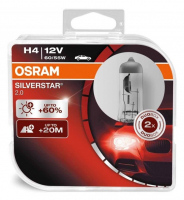 Автолампы H4 Osram Silverstar 2.0 +60% (64193SV2-HCB)