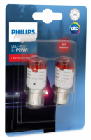 Светодиодные автолампы P21W Philips Ultinon Pro3000 SI LED Red (11498U30RB2)