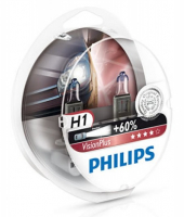 Автолампы H1 Philips VisionPlus +60% (12258VPS2)