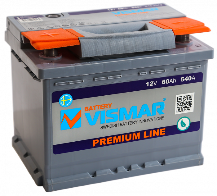 Аккумулятор автомобильный Vismar Premium - 60 А/ч [+-]