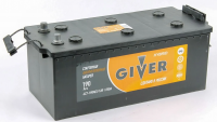 Грузовой аккумулятор Giver Hybrid - 190 А/ч европейская полярность (+-)