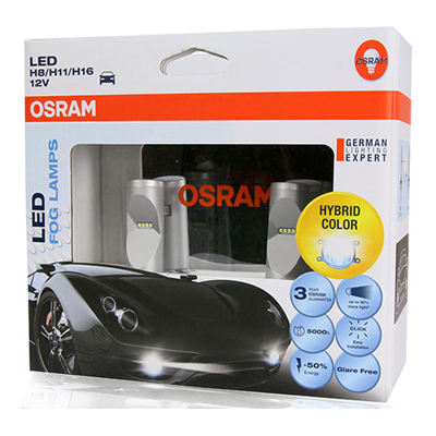 Светодиодные противотуманные лампы H8/H11/H16 Osram LED 6000K (65219CW)