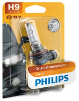 Автолампа H9 Philips Vision +30% (12361B1)