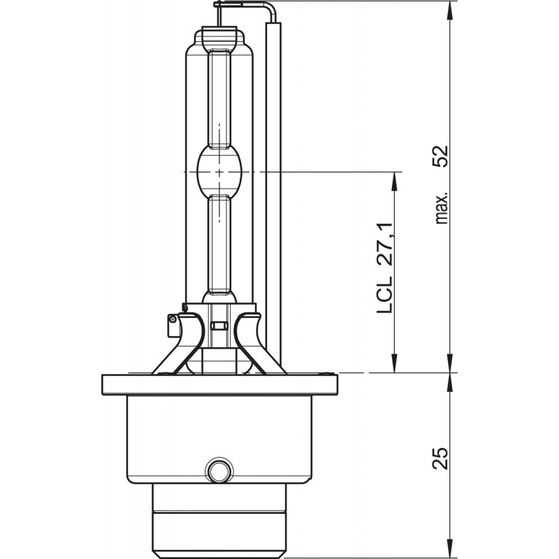 Ксеноновая лампа D4S Osram Xenarc Original (66440)