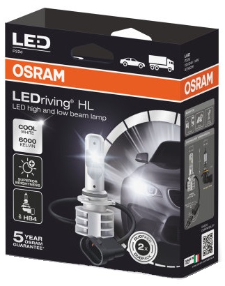 Светодиодные лампы HB4 Osram LEDriving HL Gen2 6000K (9736CW)