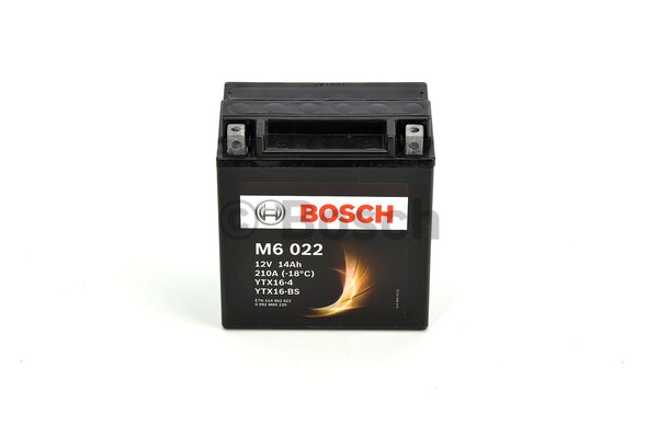 Мотоаккумулятор YTX16-BS Bosch M6 022 AGM - 14 А/ч (0 092 M60 220) [+ -]