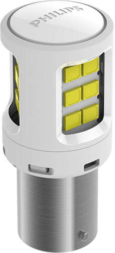 Светодиодные автолампы P21W Philips Ultinon LED White 6000K (11498ULWX2)