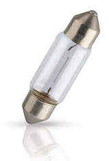 Автолампы C5W Philips Vision (12844B2)