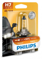 Автолампа H7 Philips Vision +30% (12972PRB1)