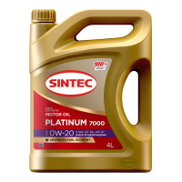 Моторное масло Sintec Platinum 0W-20 GF-6A API SP (4 л.)