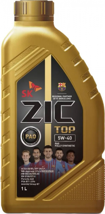 Моторное масло Zic TOP 5W-40 SP/A3/B4