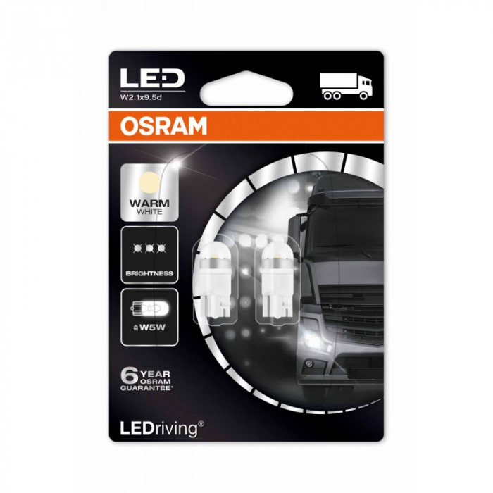 Светодиодные лампы W5W Osram LEDriving Premium White 4000K (2824WW-02B)