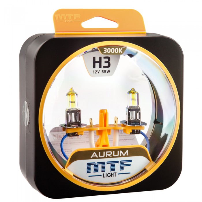 Автолампы H3 MTF Aurum 3000K (HAU1203)