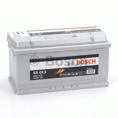 Аккумулятор автомобильный Bosch S5 013 Silver Plus - 100 А/ч (0 092 S50 130) [-+]