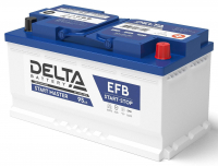 Аккумулятор Start-Stop автомобильный Delta Start Master EFB - 95 А/ч (OEM VAG 000 915 105 CE) [-+]