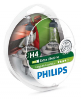 Автолампы H4 Philips LongLife EcoVision 3100K (12342LLECOS2)