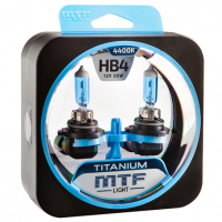 Автолампы HB4/9006 MTF Titanium 4400K (HTN12B4)