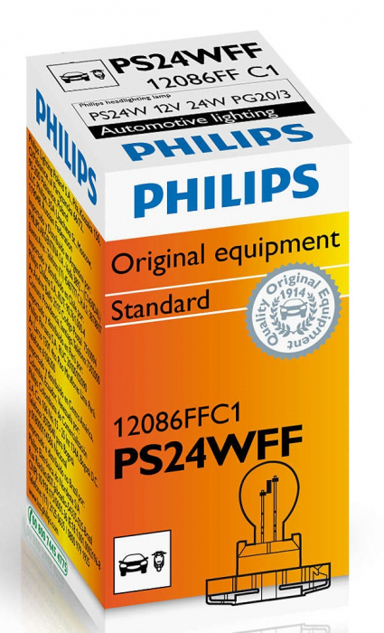Автолампа PS24W Philips Vision (12086FFC1)