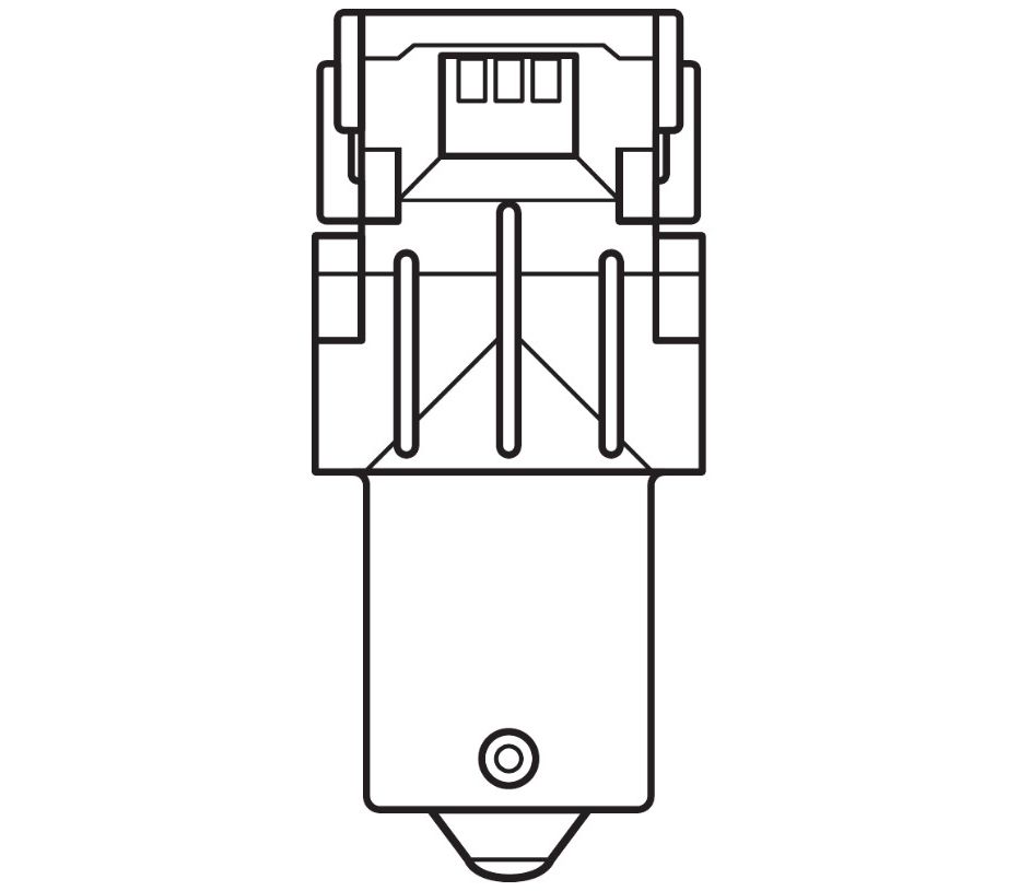 Светодиодные лампы P21W Osram LEDriving SL Red (7506DRP-02B)