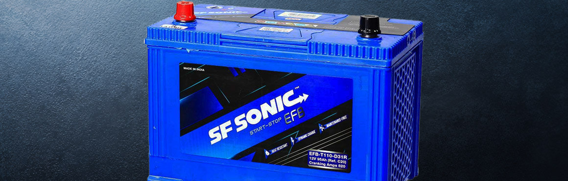 Премиальная линейка аккумуляторов Exide SF Sonic EFB из Индии