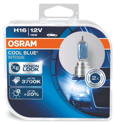 Автолампы H16 Osram Cool Blue Intense +20% 3700K (64219CBI-HCB)