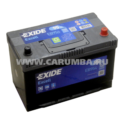 Аккумулятор автомобильный Exide Excell Asia EB954 - 95 А/ч (D31L) [-+]