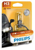 Автолампа H3 Philips Vision +30% (12336PRB1)