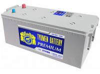 Грузовой аккумулятор Тюмень Premium - 210 А/ч европейская полярность (+-)