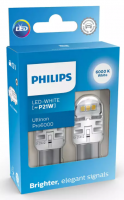 Светодиодные автолампы W21W Philips Ultinon Pro6000 SI LED White 6000K (11498CU60X2)