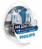 Автолампы H4 Philips White Vision 3700K (12342WHVSM)