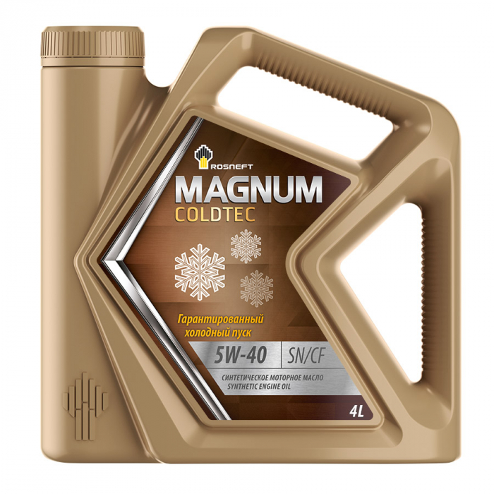 Моторное масло Rosneft Magnum Coldtec 5W-40 A3/B4