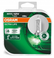 Автолампы H11 Osram Ultra Life 3100K (64211ULT-HCB)
