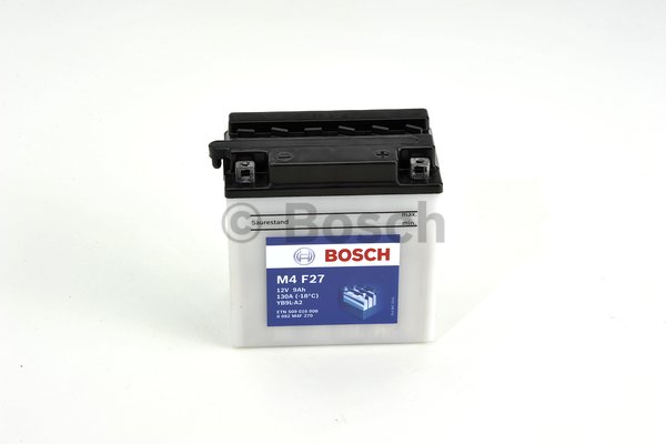 Мотоаккумулятор YB9L-A2 Bosch M4 F27 Fresh pack - 8 А/ч (0 092 M4F 270) [- +]