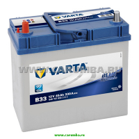 Аккумулятор автомобильный Varta Asia Blue Dynamic B33 - 45 А/ч тонкие клеммы (545 157 033, B24R) [+-]