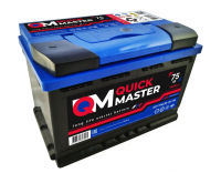 Аккумулятор автомобильный QuickMaster SP - 75 A/ч  [-+]