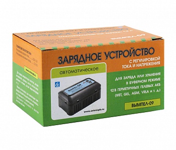 Зарядное устройство Вымпел - 09 (WET, GEL, AGM, VRLA) 0,25-1,2 А