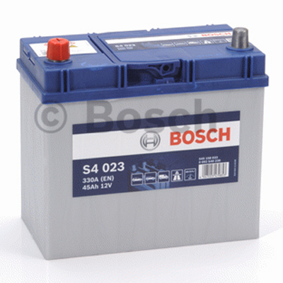 Аккумулятор автомобильный Bosch S4 023 Silver Asia - 45 А/ч (0 092 S40 230, B24R) [+-]
