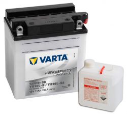 Мотоаккумулятор YB10L-B Varta Powersports Freshpack - 11 А/ч (511 013 009) [- +]