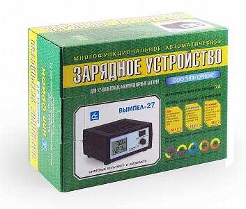 Зарядное устройство Вымпел - 27 (WET, GEL, AGM, VRLA) 0,6-7 А