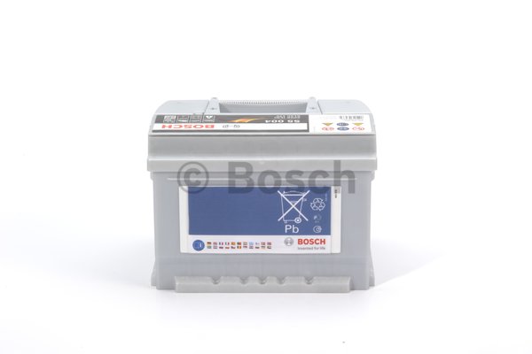 Аккумулятор автомобильный Bosch S5 004 Silver Plus - 61 А/ч (0 092 S50 040) [- +]