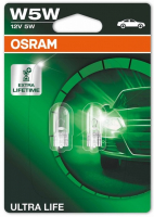 Автолампы W5W Osram Ultra Life (2825ULT-02B)