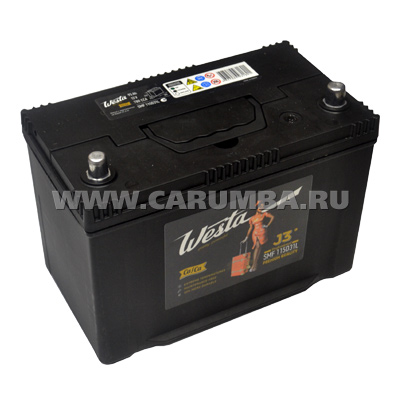 Аккумулятор автомобильный Westa 115D31R Asia - 100 А/ч (прямая полярность) Турция