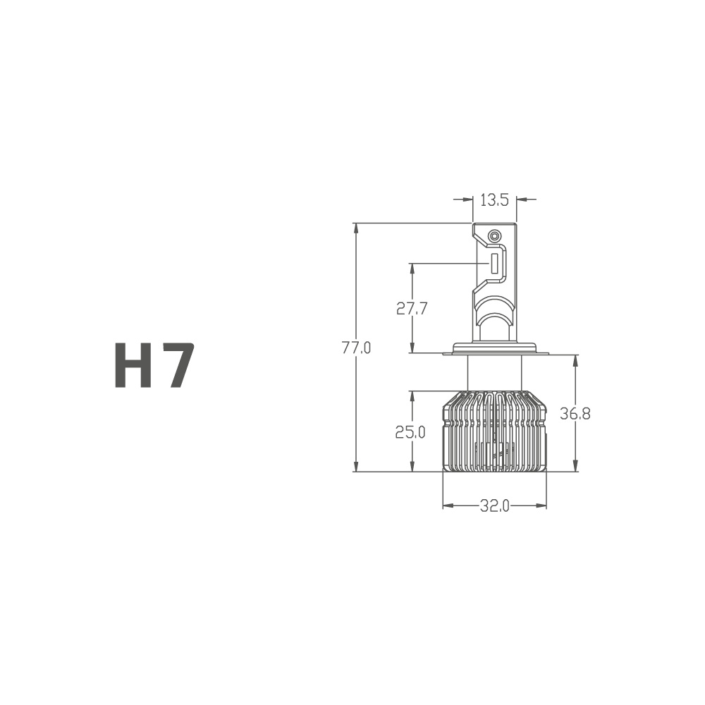 Светодиодные лампы H7/H18 MTF Dynamic Vision LED 5500K (DV07K5)