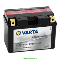Мотоаккумулятор TTZ14S-BS Varta AGM Powersports - 11 А/ч (511 902 023) [+ -]